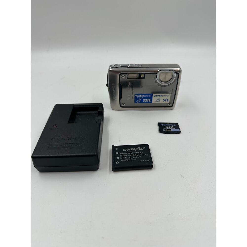 Olympus μ 770 SW Waterproof Camera Shockproof Retro Compact Tested and Works